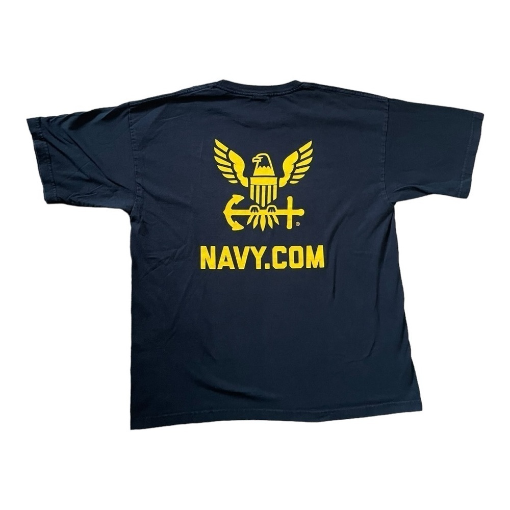 U.S. Navy Forged by the Sea Military TShirt XL